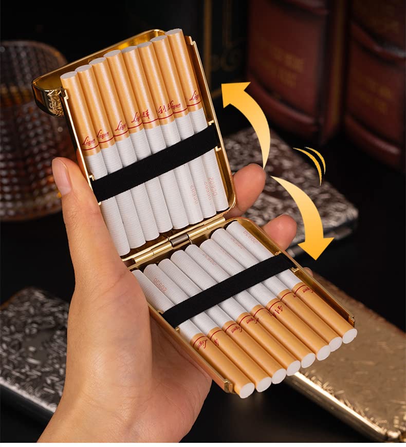 Zigarettenetui aus hochwertigem Metall für 14 Zigaretten - Peaky Blinders Merchandise