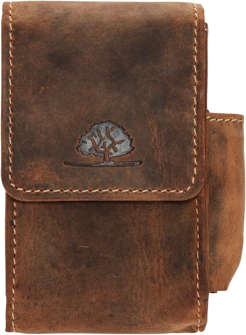 Braunes Vintage Zigarettenetui von Greenburry