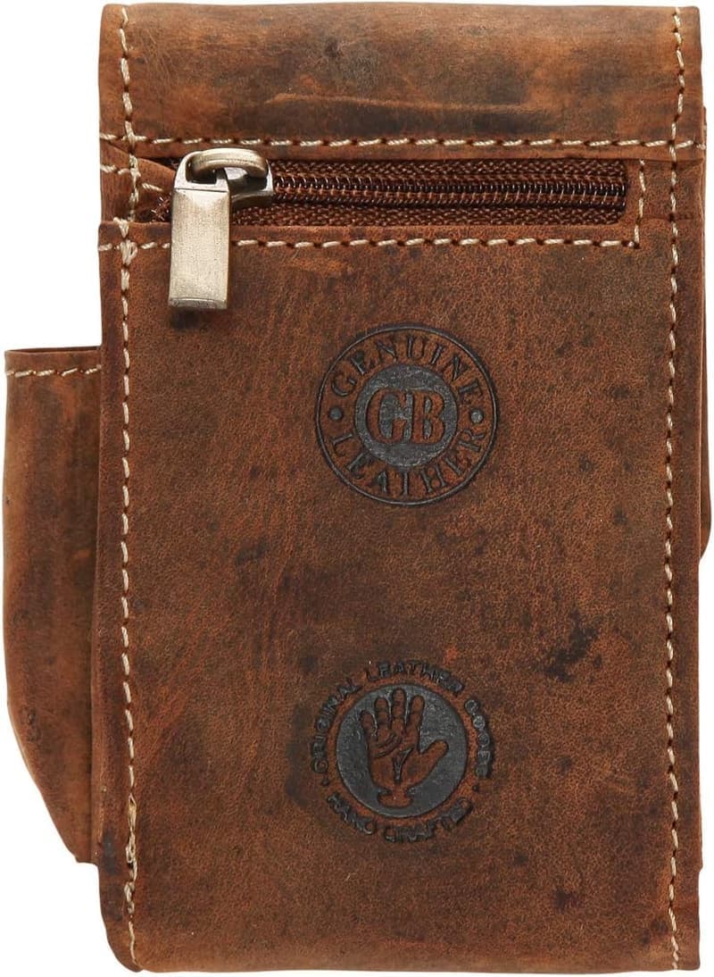 Braunes Vintage Zigarettenetui von Greenburry