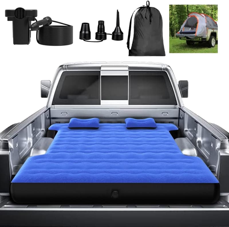 Luftbett für Pickup-Truck mit aufblasbarem Kissen – Outdoor Camping
