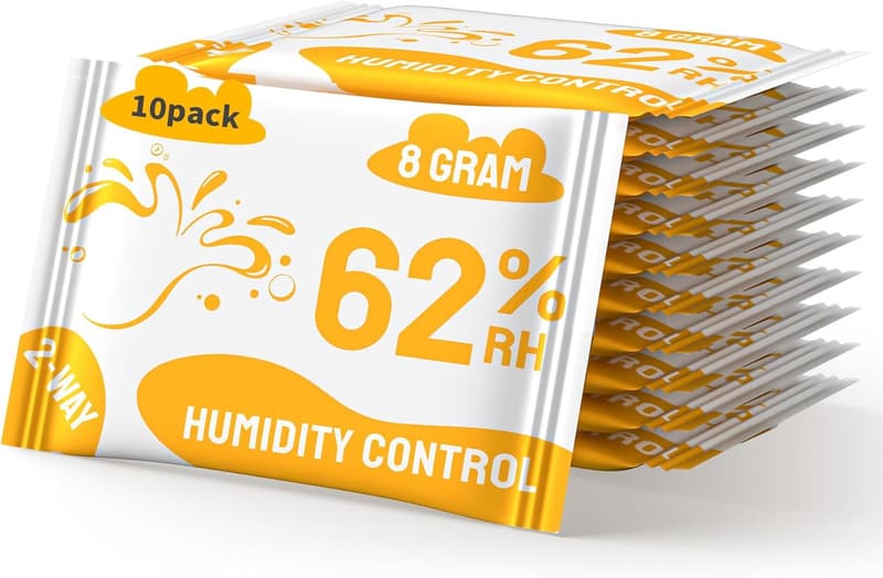 Boadw 2-Wege Feuchtigkeitsregler für Kräuter, 8g, 10 Stück