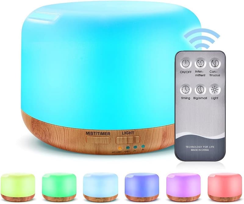 Aromatherapie-Diffusor 600 ml mit Timer für große Räume