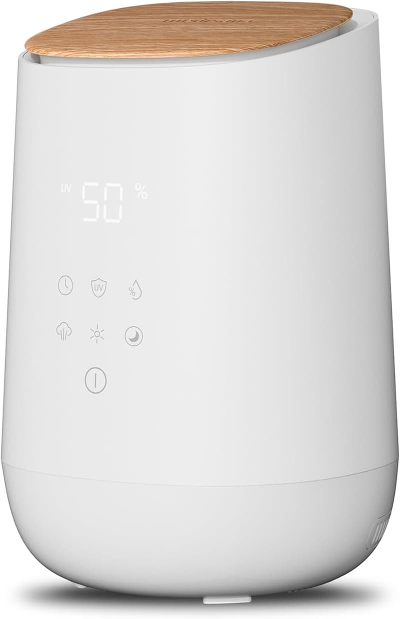 Medisana AH 680 Ultraschall-Luftbefeuchter mit Timer und Aromafach