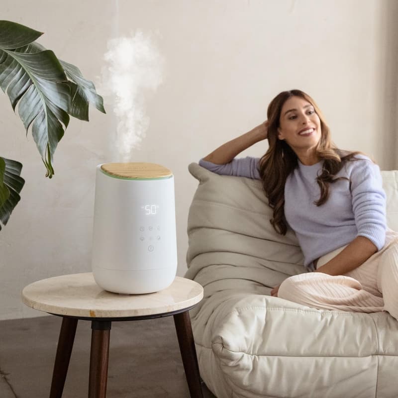 Medisana AH 680 Ultraschall-Luftbefeuchter mit Timer und Aromafach