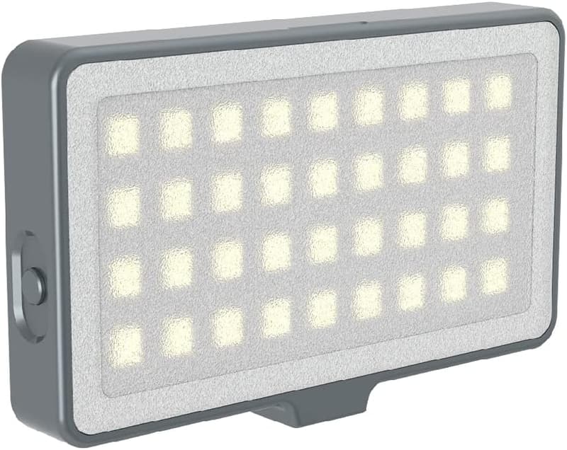 DigiPower LED-Videolicht mit 50 LEDs und 3 Farbfiltern, inkl. Handyhalterung
