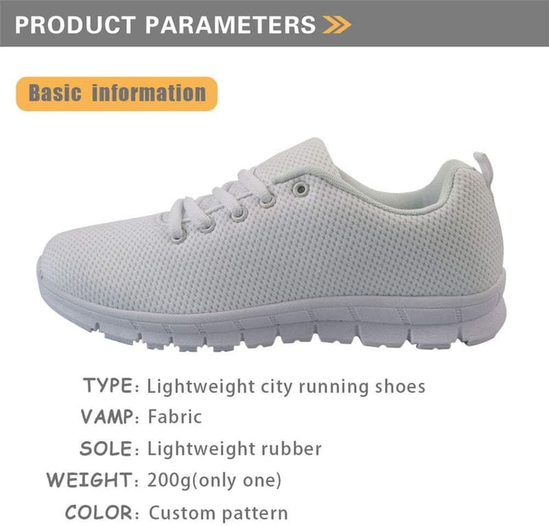 Leichte Cartoon-Muster Sport-Schuhe für Damen