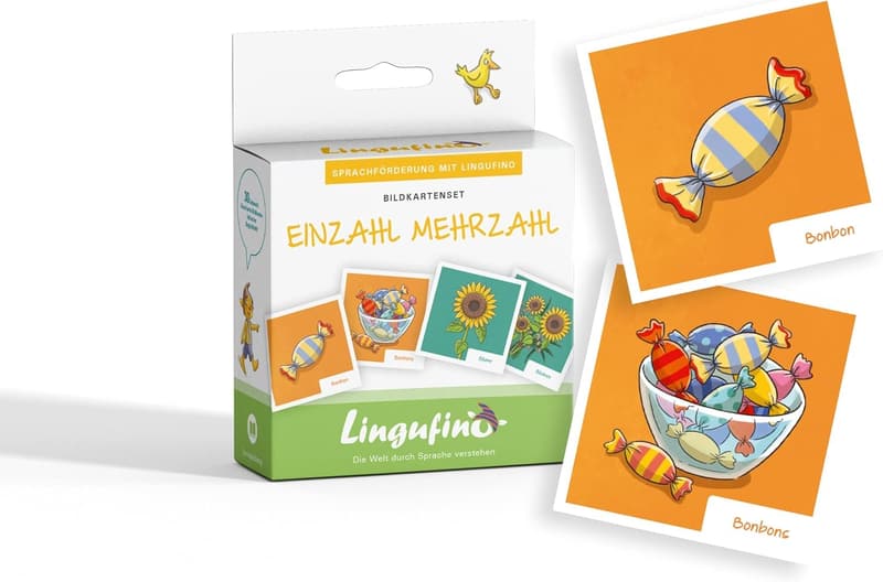 Bildkarten-Set zur Sprachförderung mit 30 Illustrationen und Begleitheft