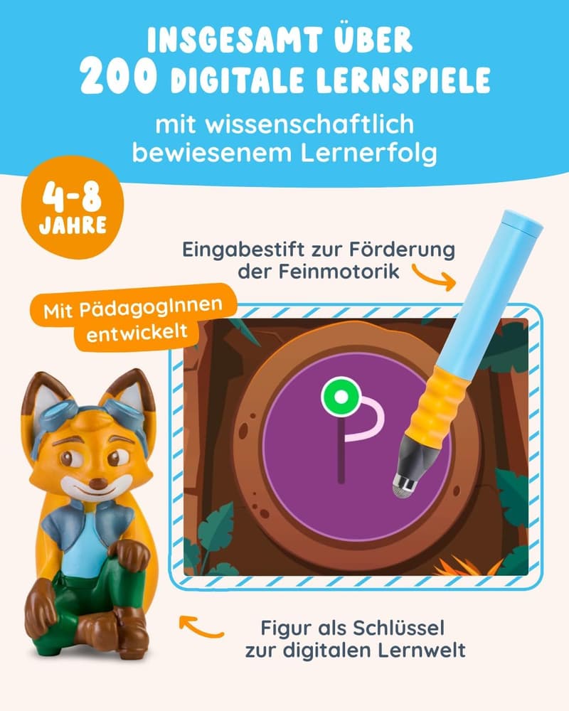 Edurino Starterset für Kinder ab 4 Έτη | 3 digitale Lernspiele