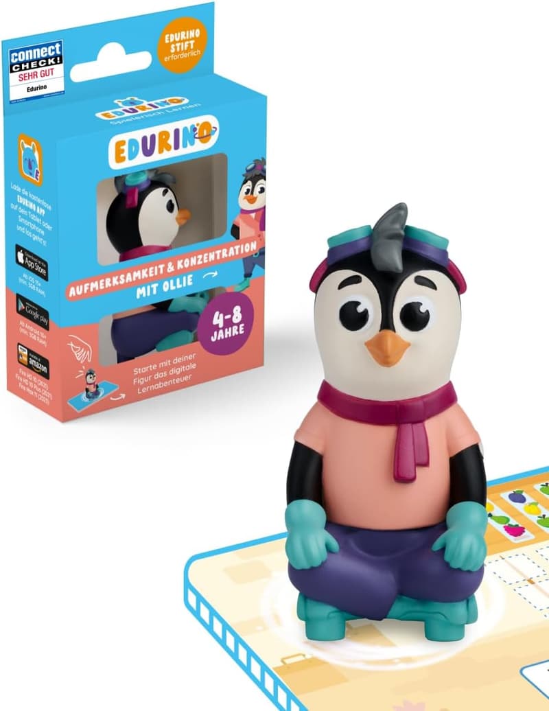 Innovatives Lernspiel für Kinder ab 4 Έτη | Figur Ollie zur Förderung von Konzentration und Aufmerksamkeit