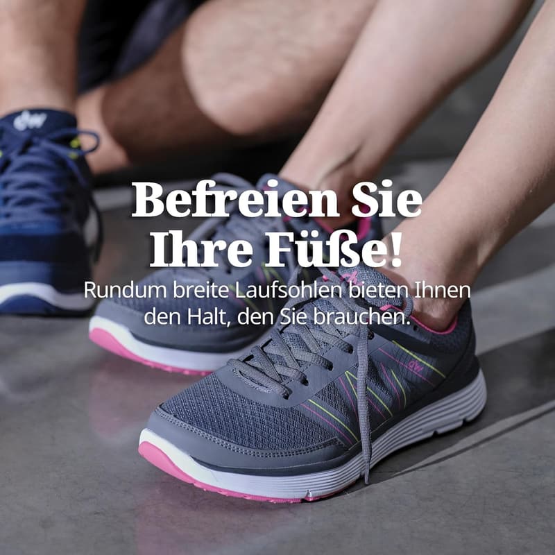 Orthopädische Weitschuhe für Damen und Herren – Extrabreiter Zehenraum für geschwollene Füße