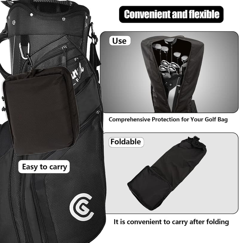 Hochwertige, wasserdichte Golfschutztasche für Reisen - universelle Passform
