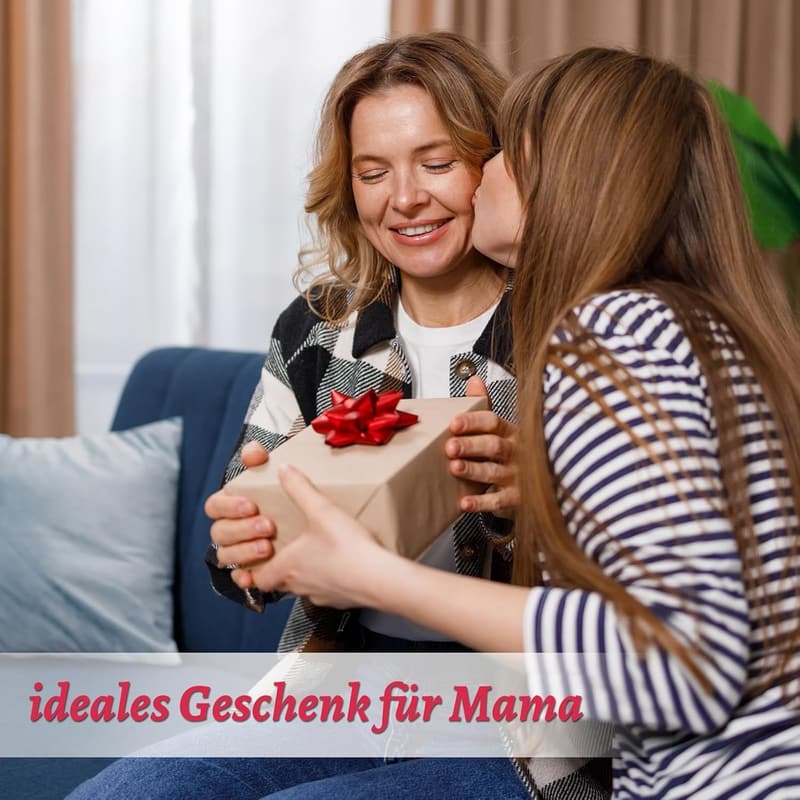 Persönliches Acrylherz mit Spruch – Geburtstagsgeschenk für Mama