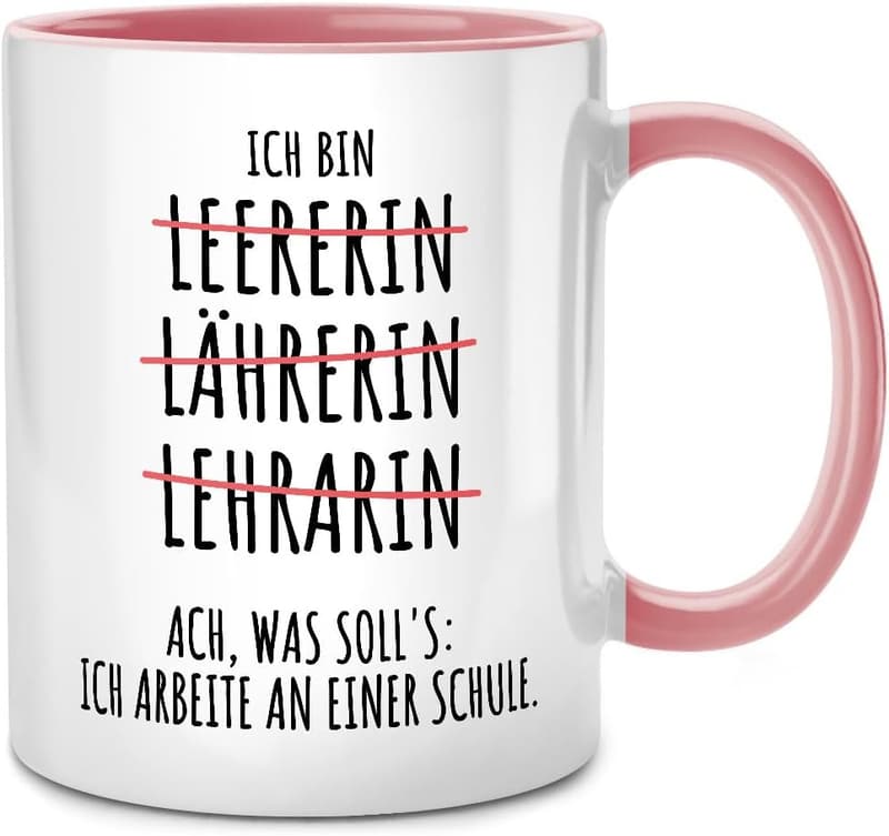 Lehrer Geschenk: Lustige Tasse für Lehrer und Referendare