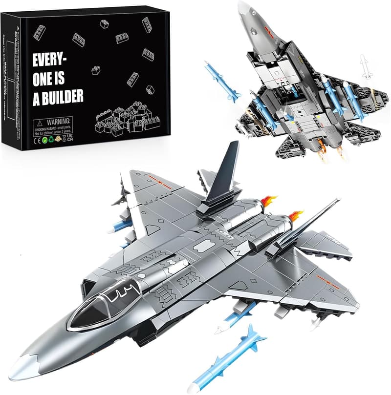 F-35 Lightning II Klemmbaustein Modellset 1:40 für Jungen ab 6 Έτη