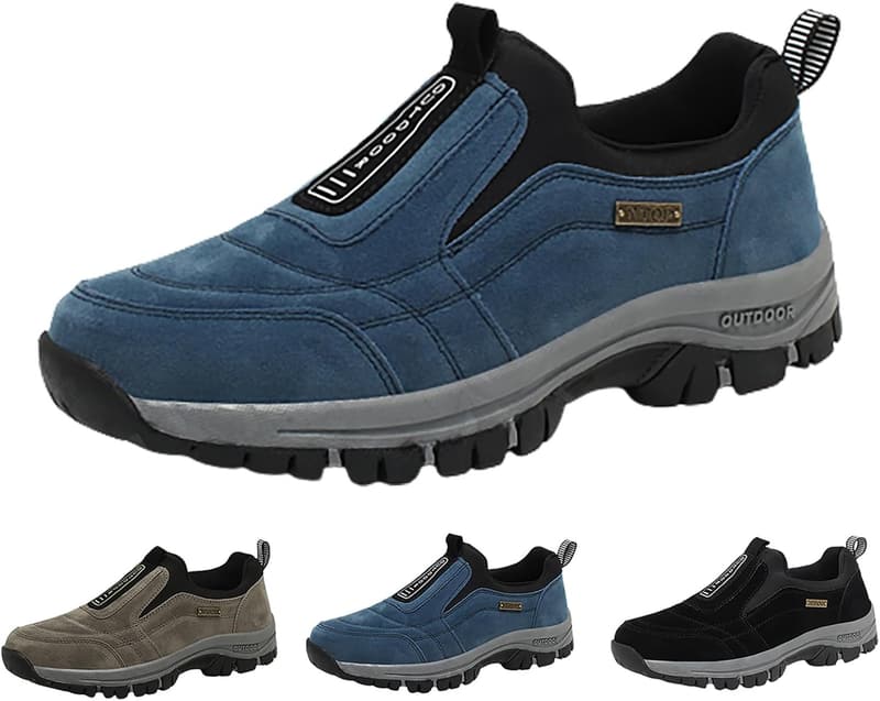 Wasserdichte orthopädische Freizeitschuhe für Herren, extra weit