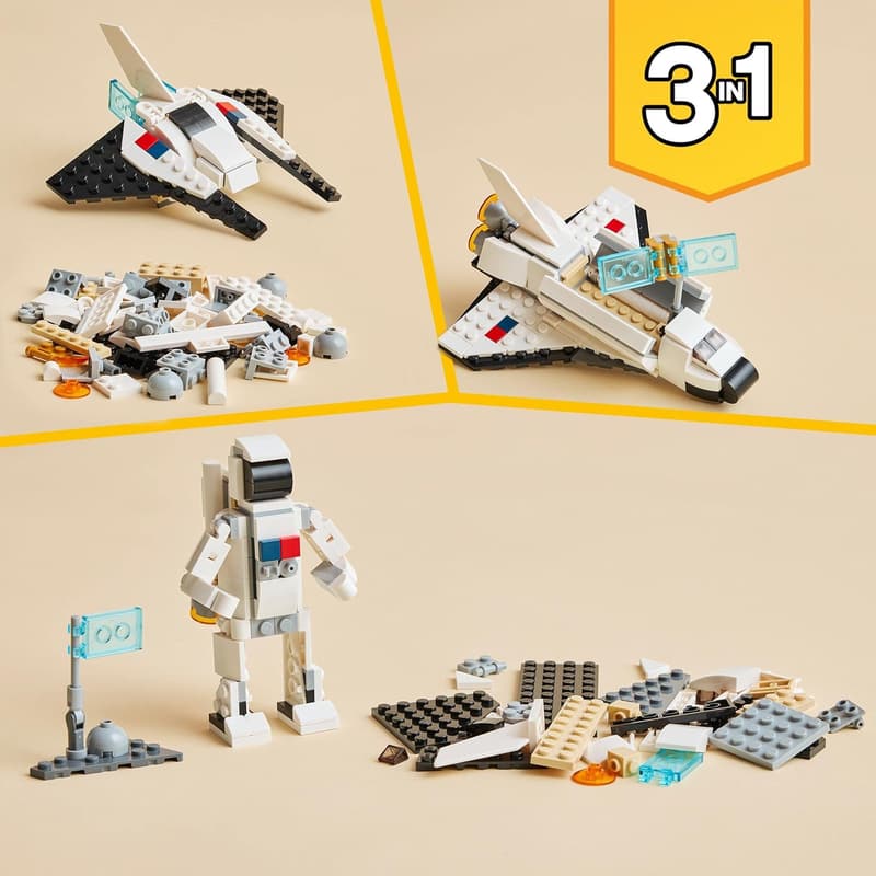 LEGO 31134 Creator 3in1 Raumschiff - Konstruktionsspielzeug für Kinder ab 6 Έτη