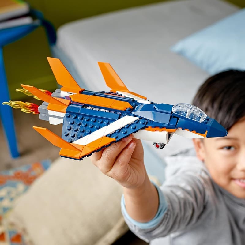 LEGO 31126 Creator 3-in-1 Überschalljet für Kinder ab 7 Έτη