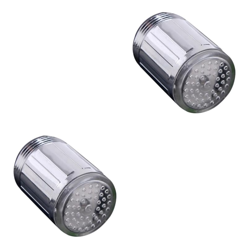 LED Wasserhahn mit Farbwechsel - 2er Set für Badezimmer