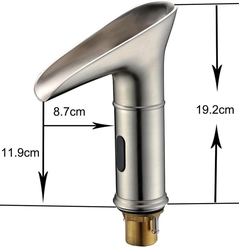 LED Wasserfall Wasserhahn mit Infrarotsensor für Badezimmer