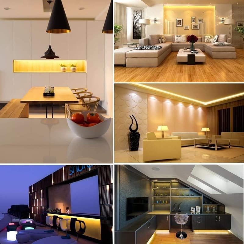 Bewegungsmelder LED Bettlicht Leiste, dimmbar, 2x 1,5m, warmweiß