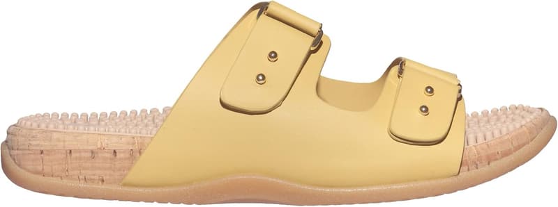 Reflexzonenmassage-Sandalen für Damen mit Doppelriemen bei Fußbeschwerden
