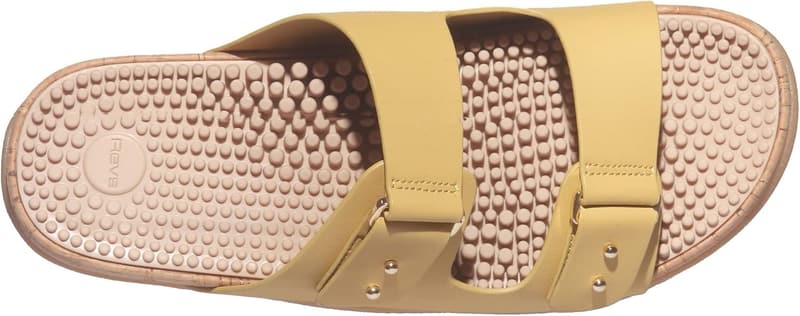 Reflexzonenmassage-Sandalen für Damen mit Doppelriemen bei Fußbeschwerden