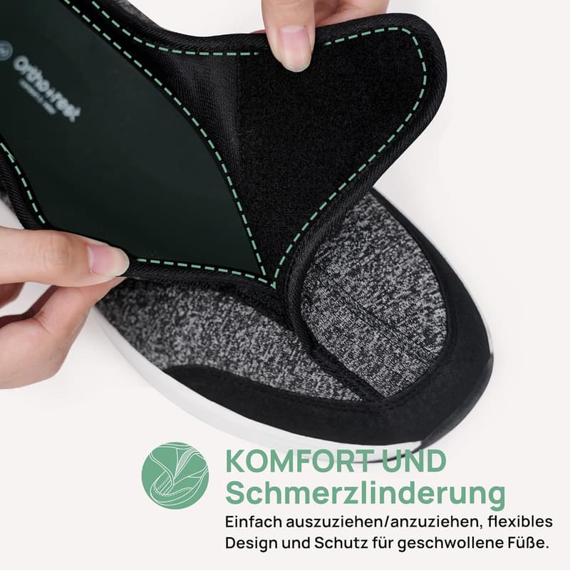 Diabetiker Schuhe für Herren mit orthopädischer Unterstützung