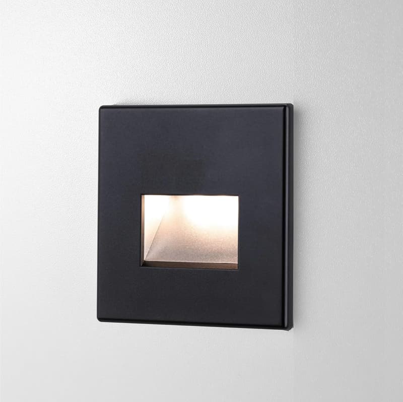 LED Treppenbeleuchtung Schwarz 1,5W Unterputz für Innenräume