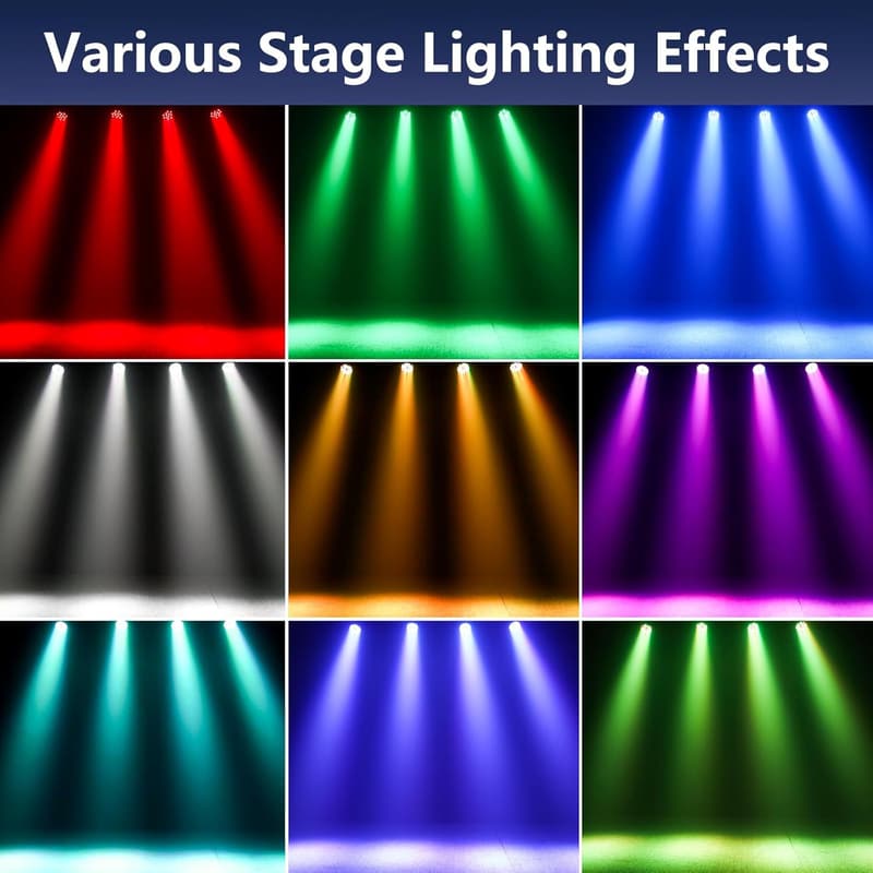 RGB LED Par Strahler 36W mit Fernbedienung für Partys und Events
