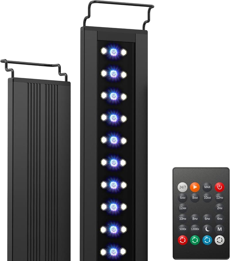 Aquarium Beleuchtung C10 für Pflanzen, 75-95 cm, dimmbar, mit Timer