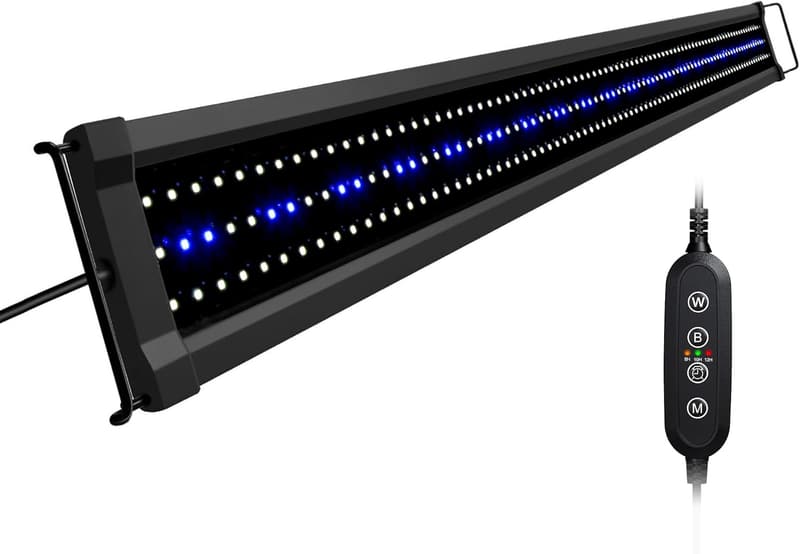 NICREW ClassicLED G2 LED Aquariumbeleuchtung mit Mondlicht, IP67, 118-150 cm