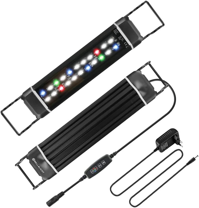 BELLALICHT LED Aquarienbeleuchtung mit Timer und 10 Dimmstufen, IP66 wasserdicht