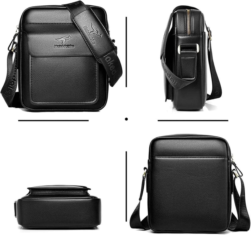 Herren-Ledertasche für Business- und Alltagseinsatz