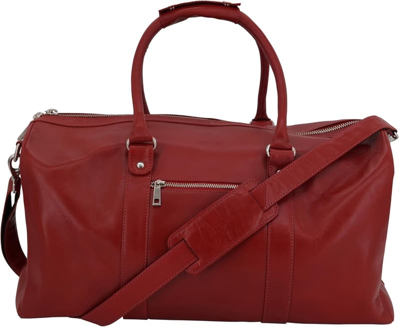 Handgemachte Leder-Reisetasche Lothar für Kurztrip und Wochenendreise