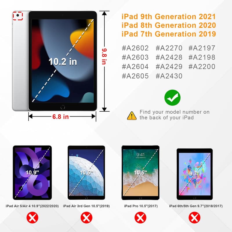 Tastaturhülle für iPad 10,2