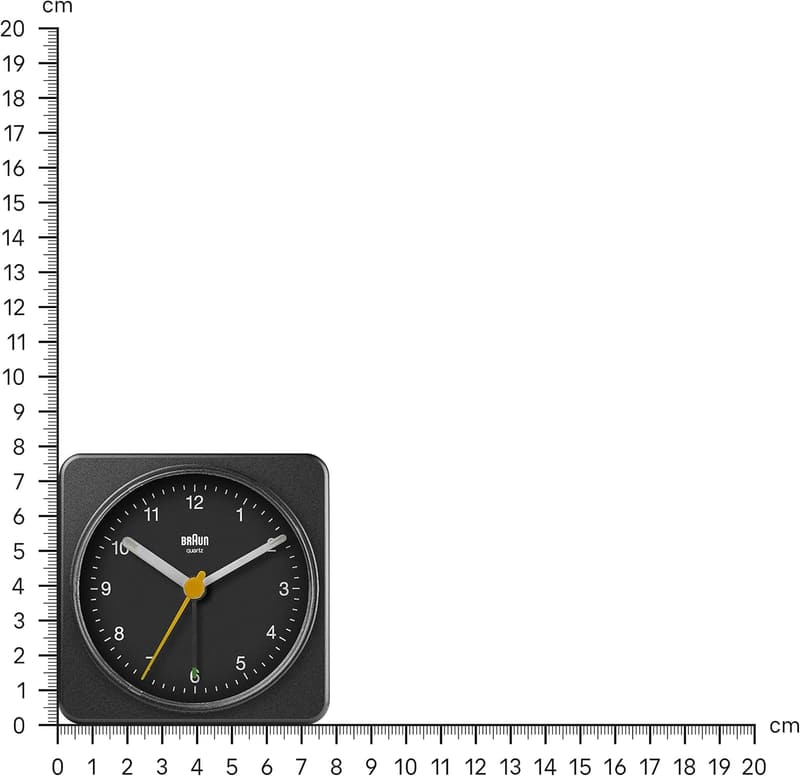 Klassischer analoger Wecker mit Schlummerfunktion und ruhigem Quarzuhrwerk