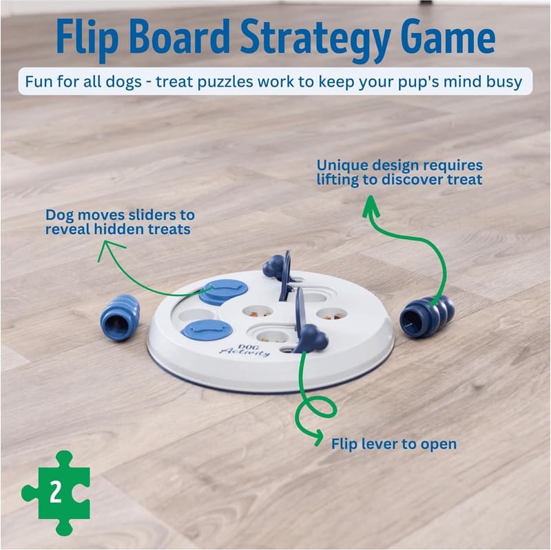 Trixie Intelligenzspielzeug Flip Board für Hunde – 23 cm