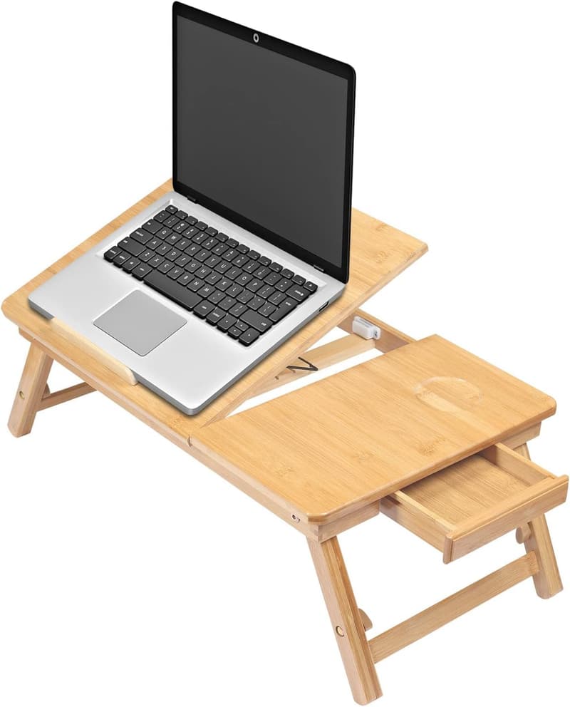 Bambus Betttablett klappbar – Laptopunterlage in 3 Varianten