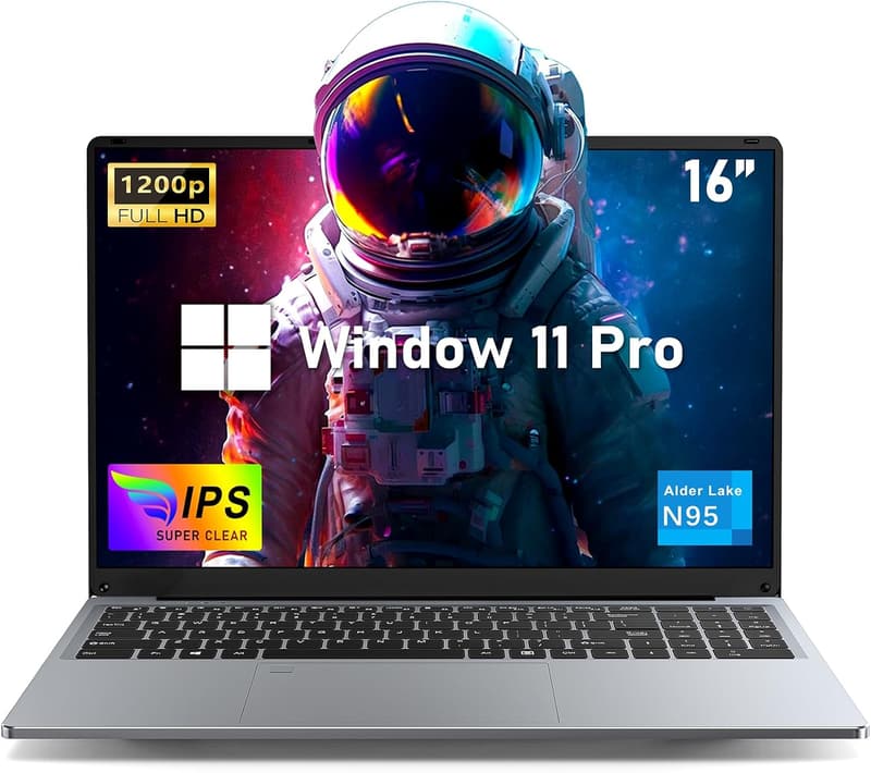 NIAKUN 16 Zoll Full HD Laptop mit 16GB RAM und 512GB SSD