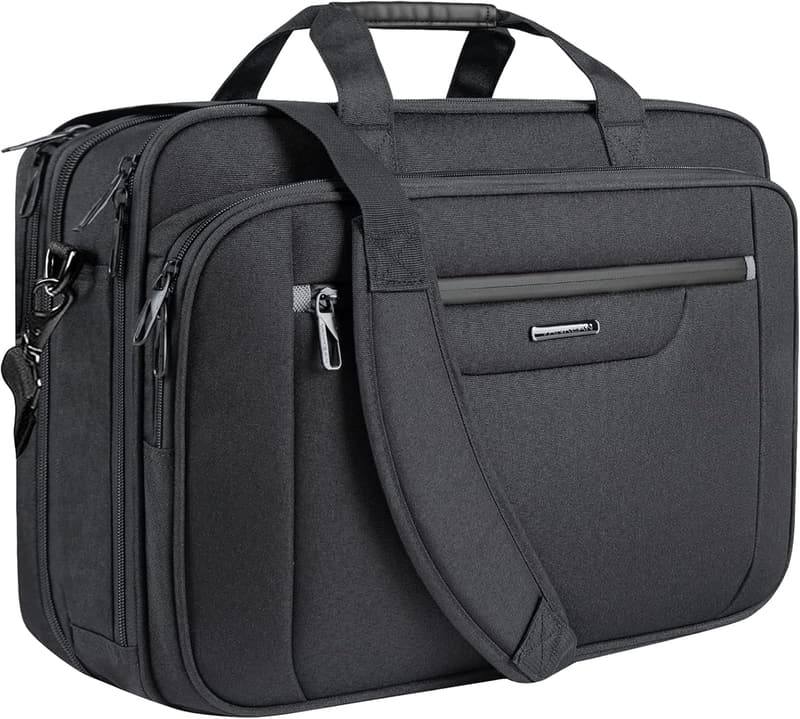 Erweiterbare Laptop-Tasche bis 18 Zoll – wasserabweisend für Männer und Frauen