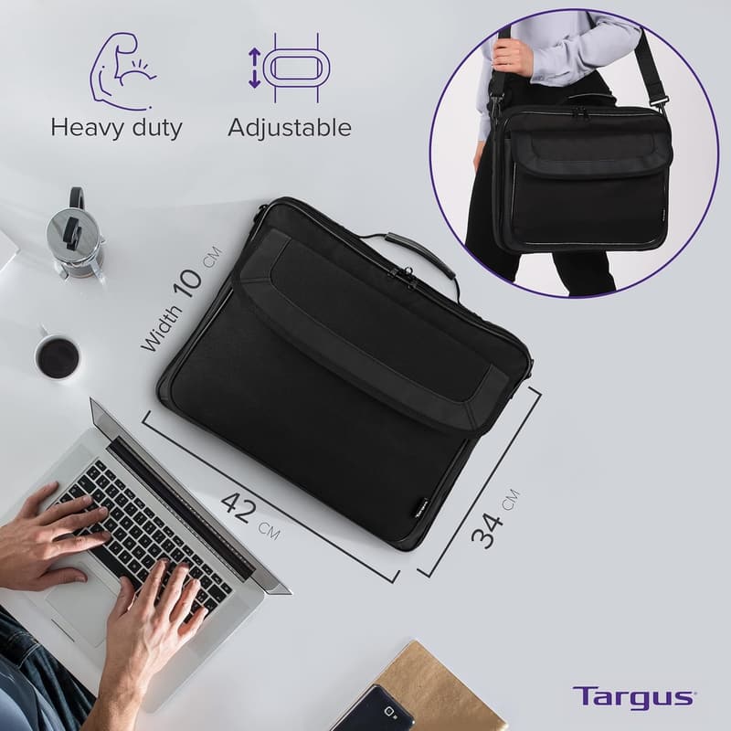 Targus Classic Aktentasche mit gepolstertem Laptopfach