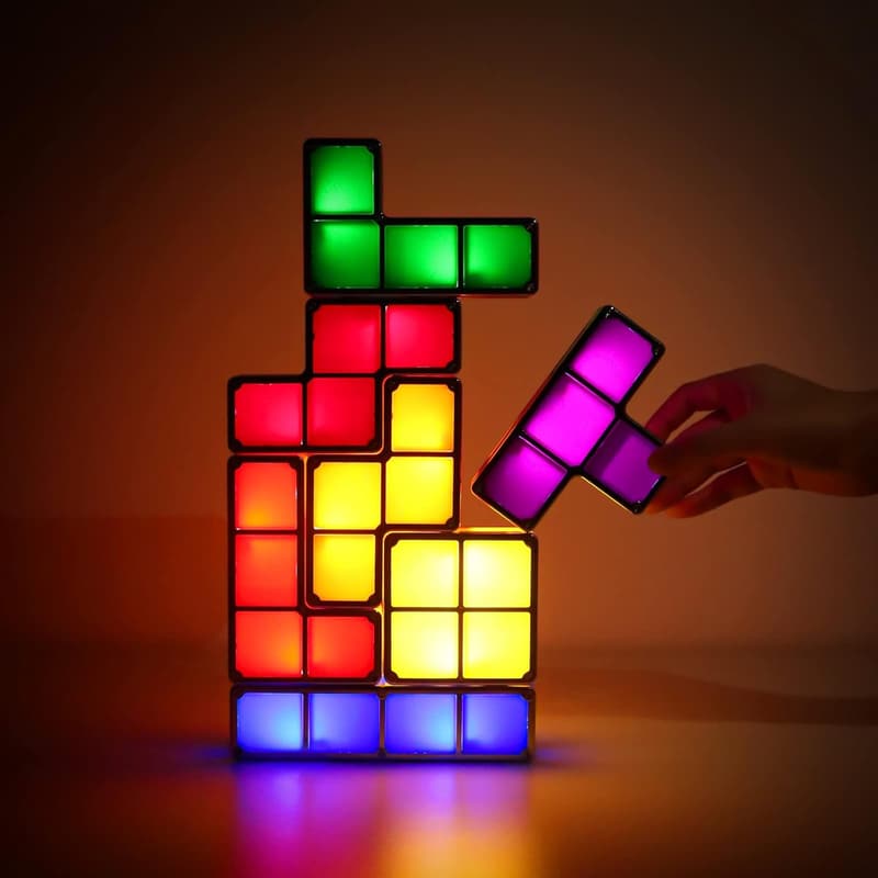 LED Nachtlicht für Kinder – Stapelbare 3D Magic Blocks Lampe
