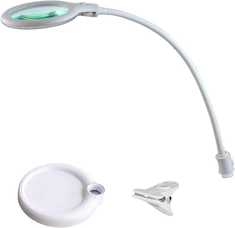 Lumeno Lupenleuchte LED 30 SMD, 6 Watt - 3 Dioptrien, für Kosmetik & Hobby