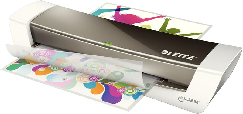 Leitz A4 Laminiergerät für 80-125 µm Folien mit Starterkit, grau