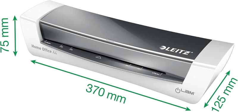Leitz A4 Laminiergerät für 80-125 µm Folien mit Starterkit, grau
