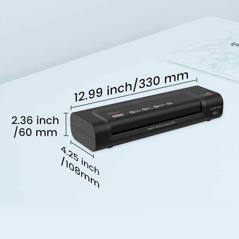 Tragbarer A4 Laminator 4-in-1 für Heim und Büro mit 30 Laminierfolien