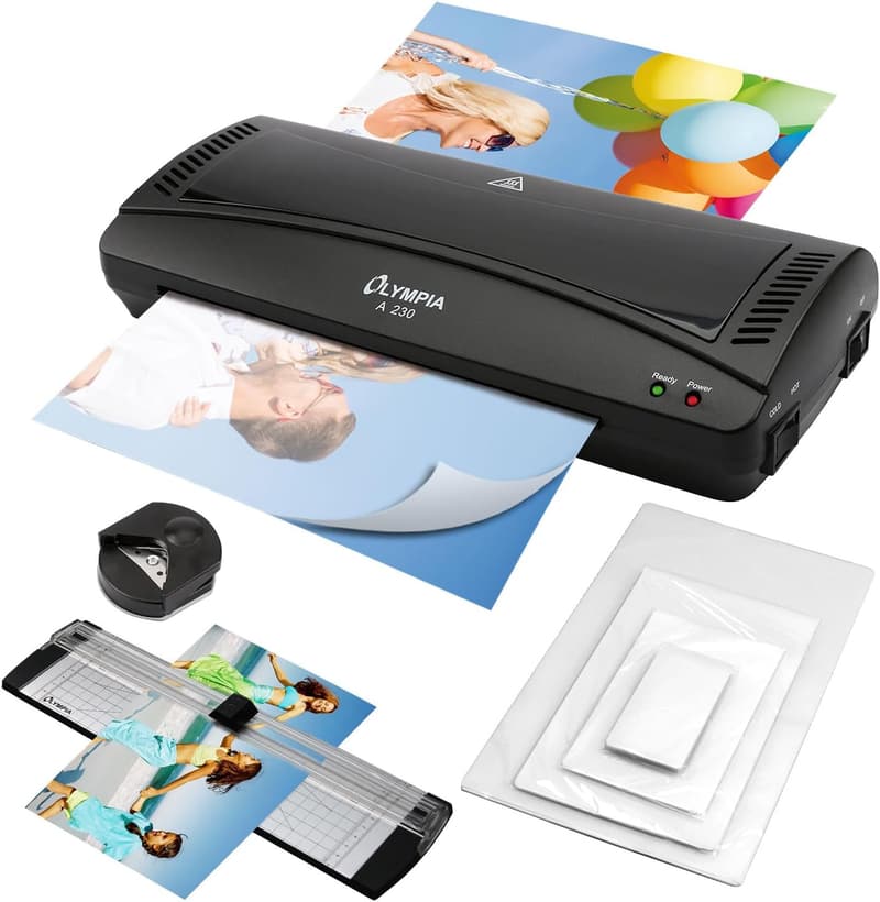 Olympia A 230 4-in-1 Laminiergerät mit Eckenrunder und Papierschneider