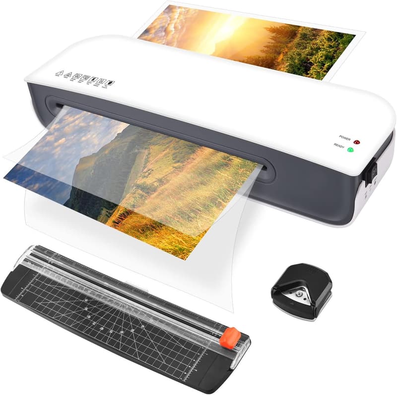 Nigecue Laminiergerät A4, 4-in-1 Laminator mit 30 Folien – ideal für Zuhause und Büro