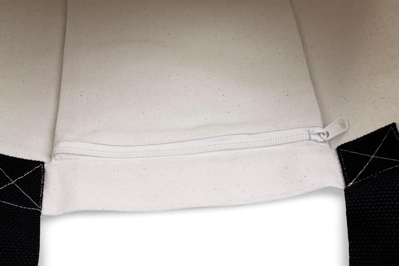 Stylische Baumwoll-Shopper mit Innentasche und Reißverschluss