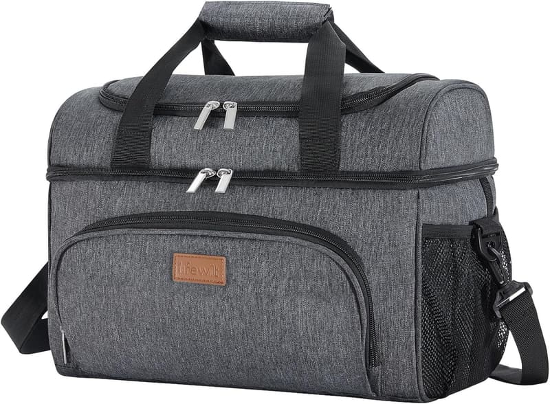 Faltbare Kühltasche 23L, isolierte Lunch Tasche für Picknick und Reise